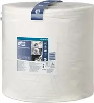 Pramoninis popierius Tork Wiper Plus Advanced W1, 130040, 2 sluoksniai, baltos spalvos, 510m