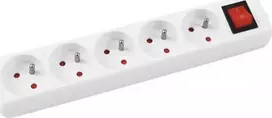 Power Juosta Office Products viršįtampis 5 lizdai 3 m, balta (13115341-14)