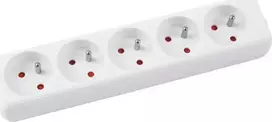 Office Products Biuro prekės BIURO PRODUKTAI ilgintuvas, 5 lizdai, 3m, su įžeminimu, baltas