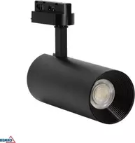 Bemko 24W LED akcentinis šviestuvas į 1 fazės bėgelį VERKO, juodas, 3000K