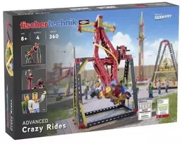 Fischer Technik „Fischertechnik“ pažangios beprotiškos atrakcionų trasos