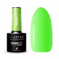 Activeshop Claresa Soak Off UV/LED ilgalaikis hibridinis nagų lakas 5g., Spalva: Neon 4