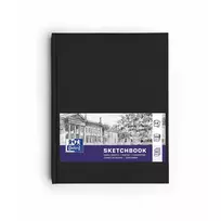 Oxford SKETCHBOOK susiūtas A4 96k 100g juodas 400152623 OXFORD