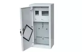 Alfako Metalinis skaitiklio skirstomasis įrenginys 1x1F elektroniniam skaitikliui + 6 apsaugos užrakto langas RAL 9003A-RZ9E