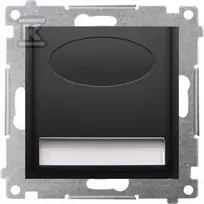 Kontakt-Simon Simon 54 LED šviestuvas 14V DC 0,56 W neutrali balta 4000 K mat juoda!Reikalingas 14V maitinimo šaltinis DOS14B.01/49