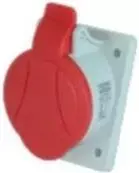Elektromet Nuožulnios plokštės lizdai 5P 32A 400V raudona GTS 32/5 IP-44 (921825)