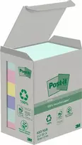 Lipnūs lapeliai 3M Post-it® Recycling Assorted 38mmx51mm 6vnt. po 100 lapelių