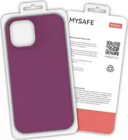 Dėklas MYSAFE SILICONE CASE IPHONE 12 PRO MAX VIOLET BOX