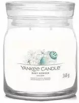 Yankee Candle Aromatinė žvakė Signature glass medium Baby Powder 368 g