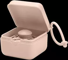BIBS čiulptuko dėklas - užkandžių dėžutė Blush