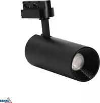 Bemko 12W LED akcentinis šviestuvas į 1 fazės bėgelį VERKO, juodas, 4000K