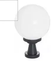 Mareco Luce TOWER sodo šviestuvas žemas rutulinis fi 200mm baltas E27 (1302.101B)