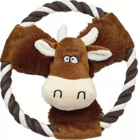 Aqua Nova PETNOVA KARVĖ ANT ŽIEDO PLIUSINĖ TINKERĖ 20CM PLU-ROPECOW 4138