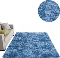 Strado Ombre Shaggy kilimas Strado 200x250 OmbreNavy (Tamsiai mėlyna) universalus