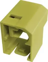 RJ45 kištuko užraktas nuo neleistino atjungimo, geltonas (pak. 24 vnt. + raktas) ALANTEC