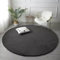 Strado Apskritas kilimėlis Triušis Strado 200x200 DeepGrey (Pilkas) universal