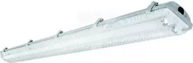 GTV HELIOS- LED hermetiškas korpusas 258 BIS 2x58W T8 G13 kintamA 220-240V 50 / 60Hz IP65 ABS / PS maitinimo blokai. Grėjus (LD- HEL258B -30)