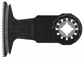 BOSCH Starlock AII 65 BSPC-klingen leverer brede og rene snit i hårdt træ. Klingelængde:40mm, klingebredde:65mm. Pakke med 25 stk