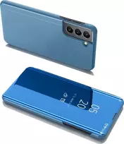 Hurtel Clear View dėklas skirtas Samsung Galaxy S22 + (S22 Plus), mėlynas