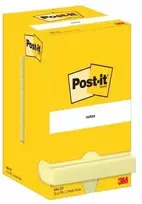 Lipnūs lapeliai užrašams 3M Post-it 76x76mm 12 vnt./pak., geltonos spalvos
