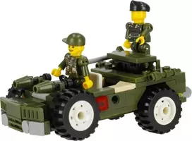 ALLEBLOX Karinė 3in1 karinė transporto priemonė 180 Alleblox AB3031