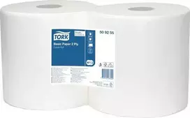 Tork - Susukta valymo šluostė pagrindinėms užduotims, balta - 184 m