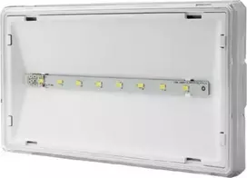 AWEX EXIT S avarinis šviestuvas IP65 ECO LED 3W 310lm 1h vienos paskirties baltas ETS/3W/E/1/SE/PT/WH