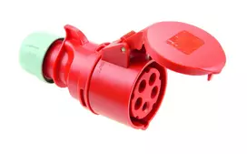 PCE Ryklio mobiliojo lizdas 32A 400V 3P + Z IP44 224-6