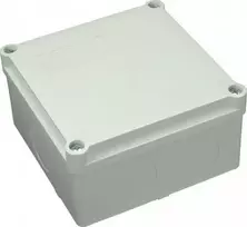 Hermetiška dėžutė 100 x 100 x 50 be riebokšlių, IP65, be halogenų, pilka PAWBOL S-BOX 116