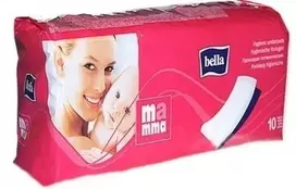 BELLA Motinystės įklotas MAMMA 34x11 cm su folija 10 vnt.
