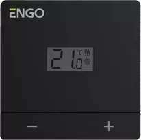 Engo Controls Engo EASY laidinis termostatas 230V, juodas