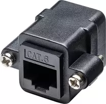 RJ45 CAT6 kabelio jungtis BARREL lizdas Goobay