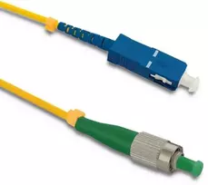 Qoltec Optinio pluošto kabelis FC/APC - SC/UPC 15m