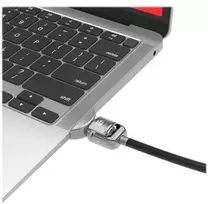 Green Cell Žalias Cell Linka zabezpieczająca Žalias Cell Compulocks MacBook Air 2019-2022 Lock Adapteris Su raktu užraktu - Sicherheitskabelschloss - Sidabrinė - kailis MacBook Air 13,3"