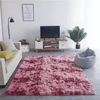 Strado Ombre Shaggy kilimas Strado 60x120 Ombrered (Raudona)