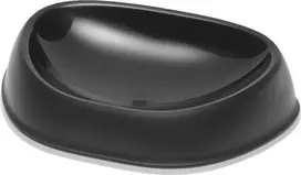 Neslidus dubenėlis naminiams gyvūnams Sensibowl Moderna 200ml plastikinis/juodas