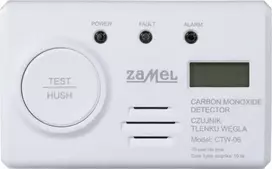Baterijomis maitinamas anglies monoksido detektorius - Zamel CTW-06
