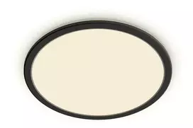 Lubinis šviestuvas Šviestuvas Philips Superslim, 15W, 2700°K, juodas