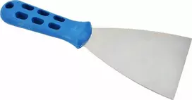AW-Tools AWTOOLS GLAISTYKLĖ NERŪDIJANČIO PLIENO 120mm PLASTIKINĖ RANKENA 0815 MĖLYNA