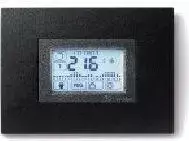 Finder Juodas elektroninis termostatas bus pastatytas kas savaitę (1C.51.9.003.2007)