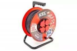 Kel Plastrol ProFESIONAL LINE kanalizacijos įvadas; 4x2p + Z; IP44; 16A; H05RR-F; 3x1,5; 30m; Juodas (W-97055)