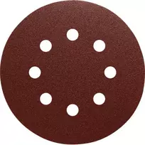 KLINGSPOR SAVIMI KLIPOJANTIS ABRAZYVINIS DISKAS 125mm PL28CK gr.100 GLS5 8-KIUČIŲ / 50 vnt.