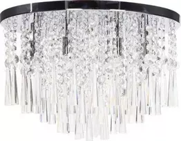 Lubinis šviestuvas Žibintas SPOT Light Kabinamosios lempos kabliukai. Šviesos Luxoria 8x40W G9 chromas / kristalai 9018828