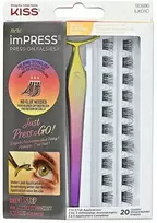 KISS Dirbtinės blakstienos "imPRESS Press on Falsies Kit 01