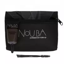 30 vnt. rinkinys „Nouba“: „Nouba“ antakiai + „Nouba“ antakių gelis, 7 ml + tekstilinė makiažo dėžutė (Juodas)