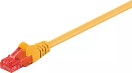 Wentronic Goobay Kabelis LAN Patchcord CAT 6 U/UTP Geltonas 3m