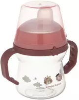 Canpol babies gertuvė su silikoniniu snapeliu FirstCup 150ml BONJOUR PARIS (56/612_pin)
