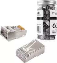 „Spacetronik“ RJ45 praėjimo kištukas cat6 FTP PT-RJ456FT-11 100 vnt.