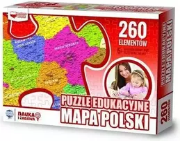 Zachem Mokomoji dėlionė, 260 vnt. Lenkijos žemėlapis (ZACH0062)