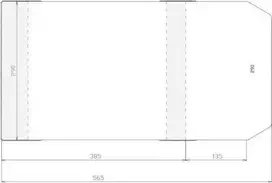 Sztapel Reguliuojamas dangtis 290x520mm (50vnt)